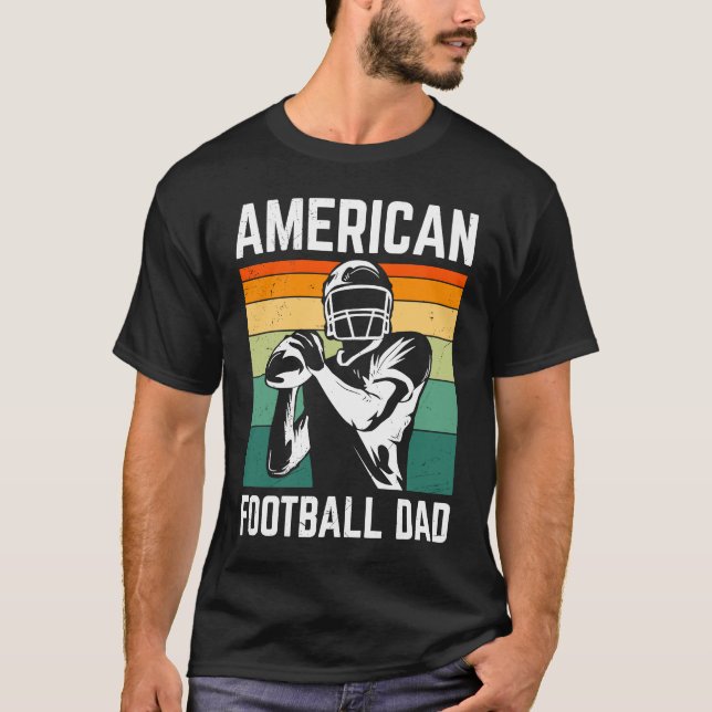 Camiseta American Football Dad Quaterback Kicker For Men Wo (Anverso)