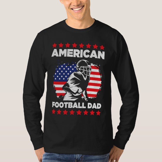 Camiseta American Football Dad Quaterback Kicker For Men Wo (Anverso)