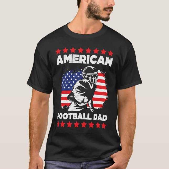 Camiseta American Football Dad Quaterback Kicker For Men Wo (Anverso)