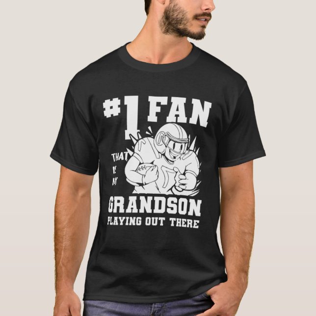 Camiseta American Football Grandfather  Footballer Football (Anverso)