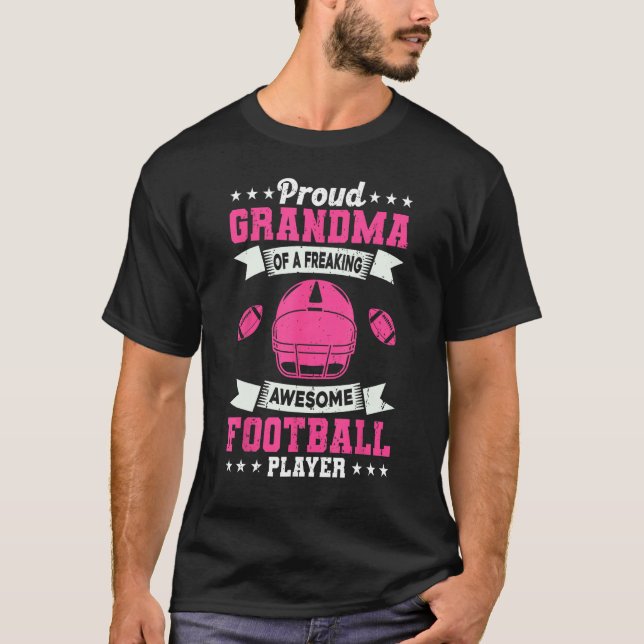 Camiseta American Football Grandma Grandmother Grandmom The (Anverso)