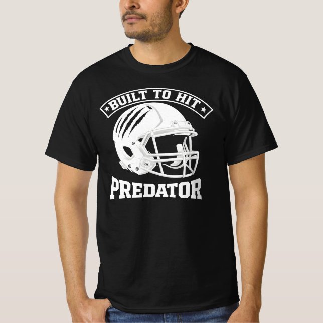 Camiseta American Football Helmet with Claw Marks  (Anverso)