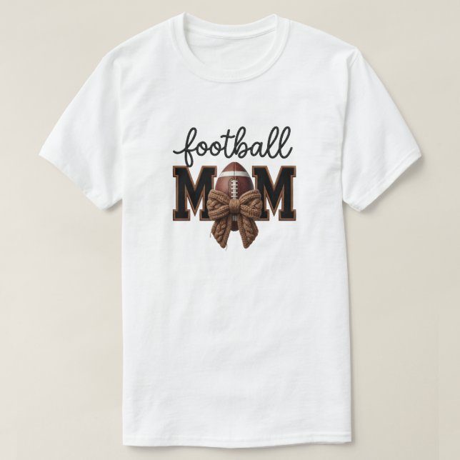 Camiseta American Football Mama Faux yarn,  Knit Style (Diseño del anverso)