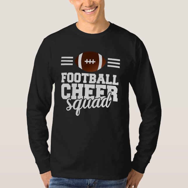 Camiseta American Football Mom Grandma Cheer Squad Women Ch (Anverso)