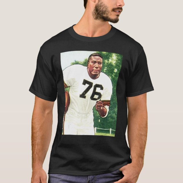 Camiseta American Football Player No 76 Illustration SITE B (Anverso)