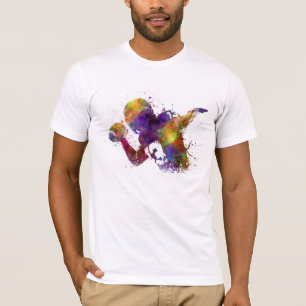Camiseta american football player quarterback passing
