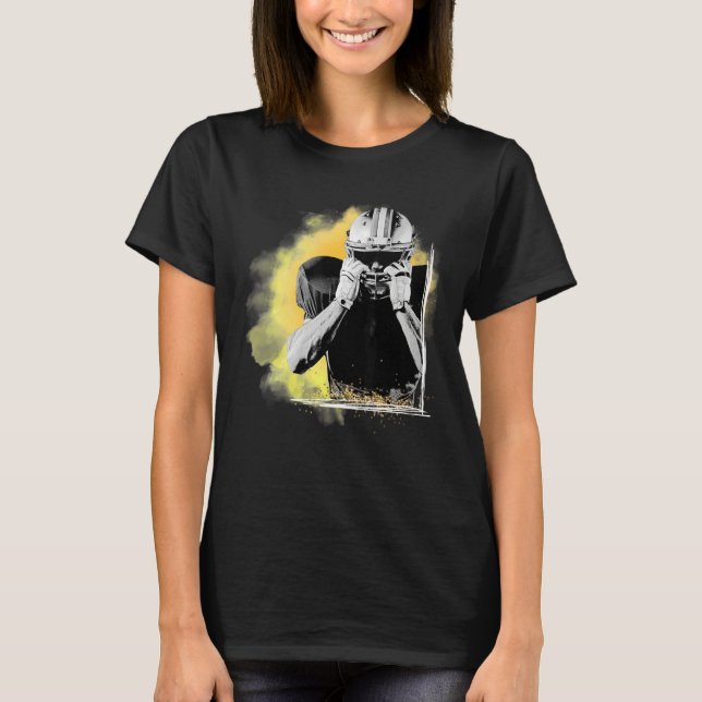 Camiseta American Football Sports Yellow Player (Anverso)