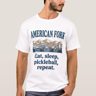 Camiseta American Fork Pickleball Utah Vista de Montaña