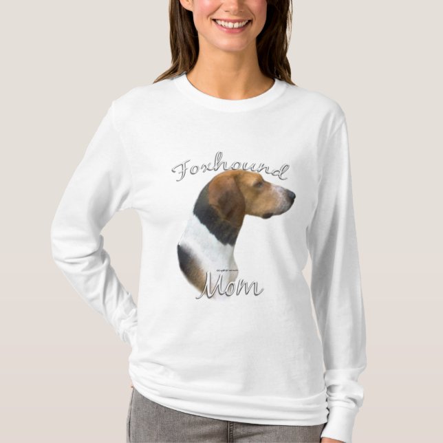 Camiseta American Foxhound Mom 2 (Anverso)