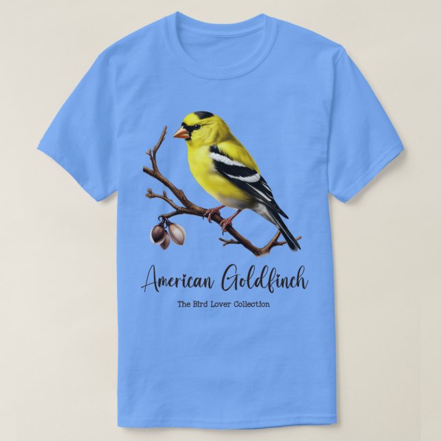 Camiseta American Goldfinch The Bird Lover Collection TShir (Diseño del anverso)
