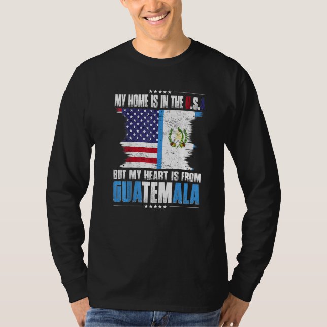 Camiseta American Grown Patriot Guatemalan American from Gu (Anverso)