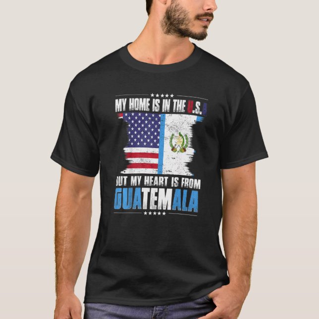 Camiseta American Grown Patriot Guatemalan American from Gu (Anverso)
