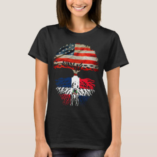 Camiseta American grown with Dominican Republic roots hispa