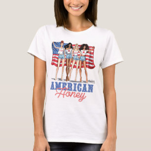 Camiseta American Honey Tee por el Ilustracion Amy Lee
