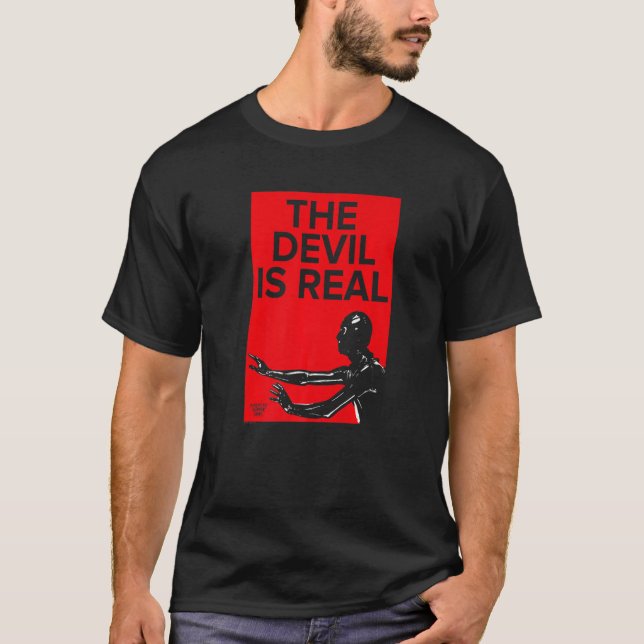 Camiseta American Horror Hotel Devil Is Real   (Anverso)
