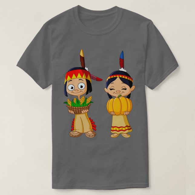 Camiseta American Indian Children (Diseño del anverso)