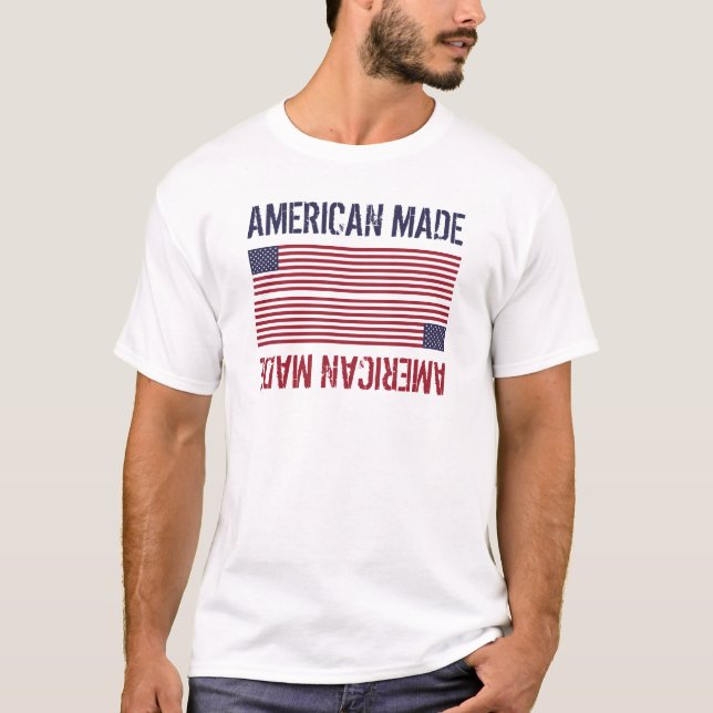 Camiseta American Made, Bandera de los Estados Unidos (Anverso)