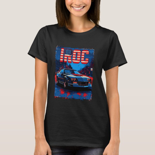 Camiseta American Muscle Retro classic's 1980 IROC, IROC-Z (Anverso)