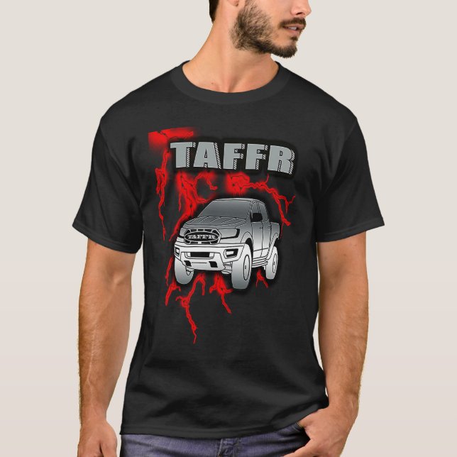 Camiseta American Pickup Truck  TAFFR Red Lightning (Anverso)