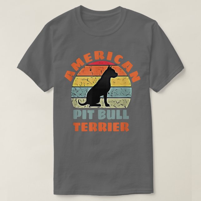 Camiseta American Pit Bull Terrier Dog Lovers  (Diseño del anverso)