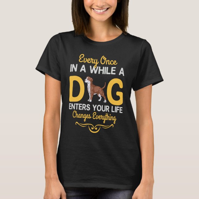 Camiseta American Pitbull Terrier Dog Puppies Owner Lover   (Anverso)