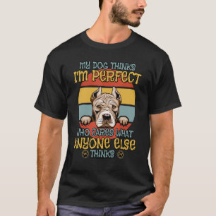 Camiseta American Pitbull Terrier - Mi perro piensa que soy