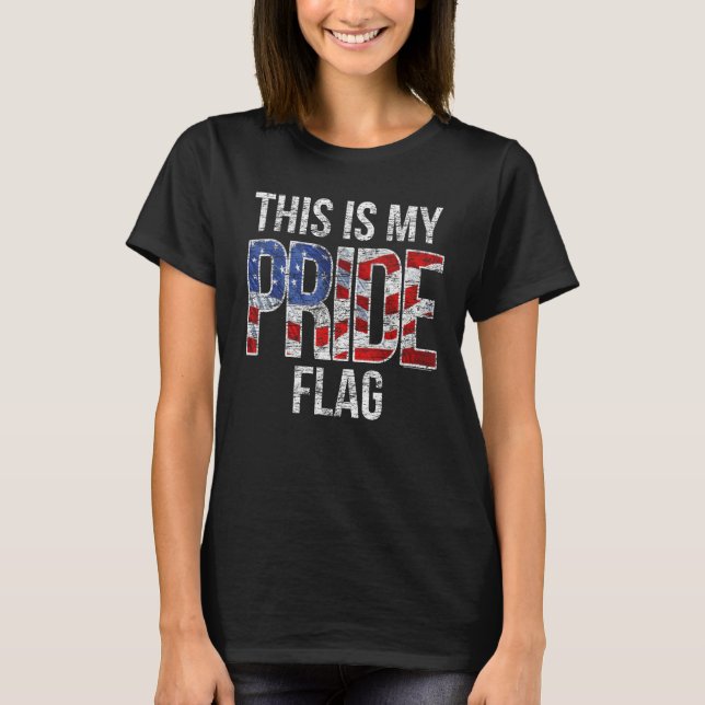 Camiseta American Pride Flag Patriotic 4th of July (Anverso)