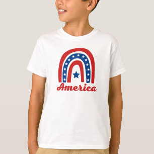 Camiseta American Rainbow 4 de Julio