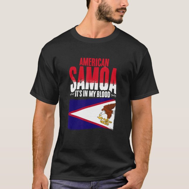 Camiseta American Samoa In My Blood Samoa Pride Roots Ameri (Anverso)