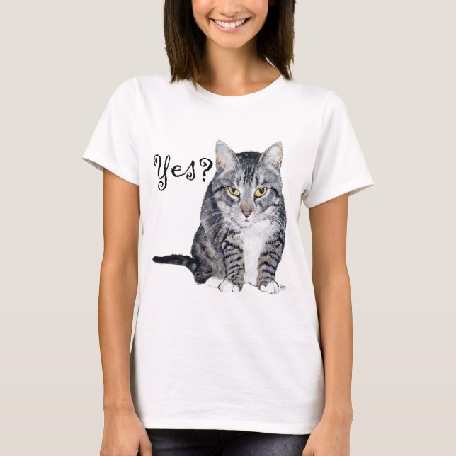 Camiseta American Shorthair - ¿Sí? (Anverso)