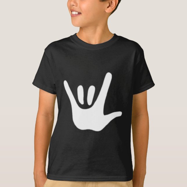 Camiseta American Sign Language Love Asl Deaf Awareness  (Anverso)