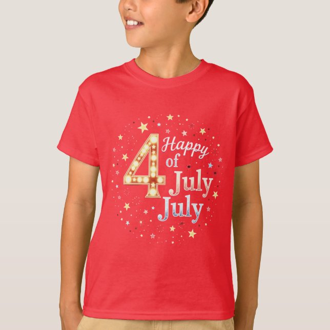 Camiseta American Soul: Classic 4th of July Vibes (Anverso)