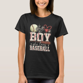 Camiseta American Sport Men Just A Boy Who Loves Baseball G