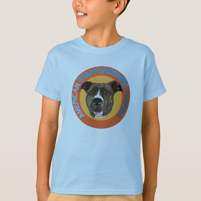 Camiseta American staffordshire terrier (Anverso)