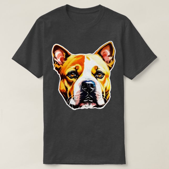 Camiseta American Staffordshire Terrier (Diseño del anverso)