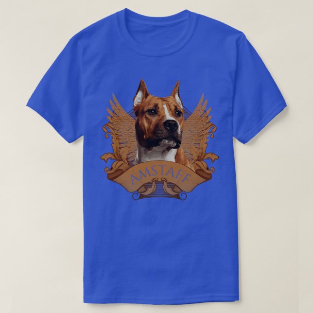 Camiseta American Staffordshire Terrier Amstaff (14) (Diseño del anverso)