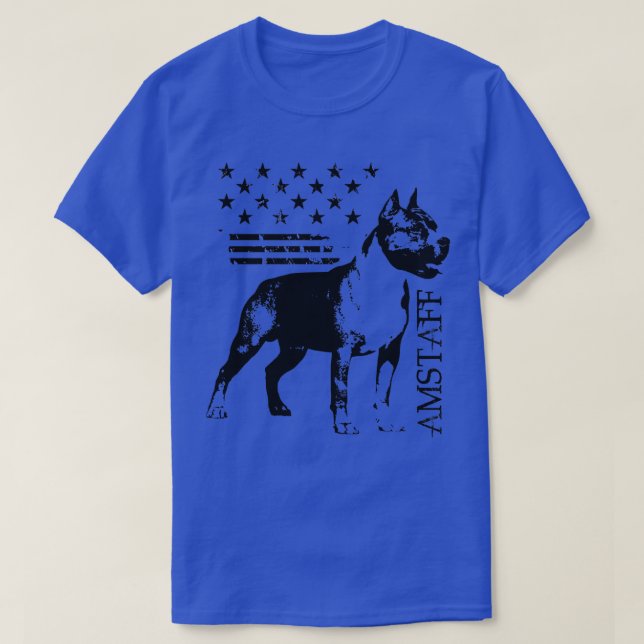Camiseta American Staffordshire Terrier Amstaff (20) (Diseño del anverso)