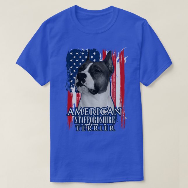 Camiseta American Staffordshire Terrier Amstaff (22) (Diseño del anverso)