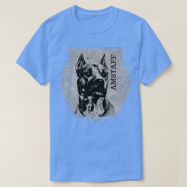 Camiseta American Staffordshire Terrier Amstaff (9) (Diseño del anverso)
