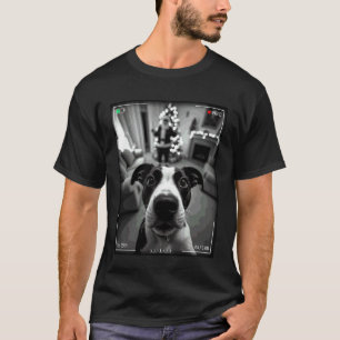 Camiseta American Staffordshire Terrier Atrapa a Santa En C