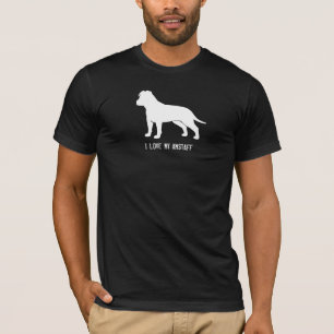 Camiseta American Staffordshire Terrier (Orejas caídas)