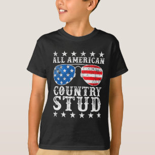 Camiseta American Stud Boy Country 4 De Julio Bandera De Ee
