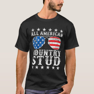 Camiseta American Stud Boy Country 4 De Julio Bandera De Ee