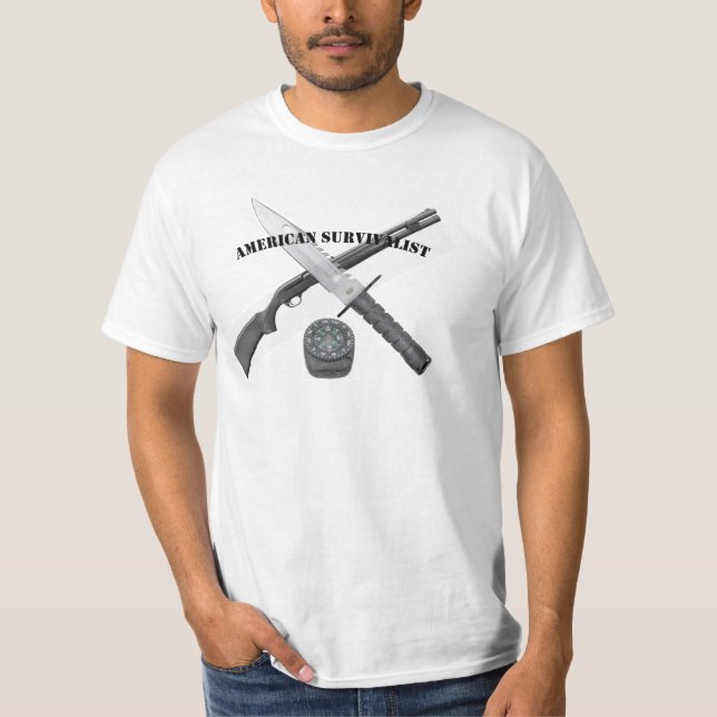 CAMISETA AMERICAN SURVIVALIST (Anverso)