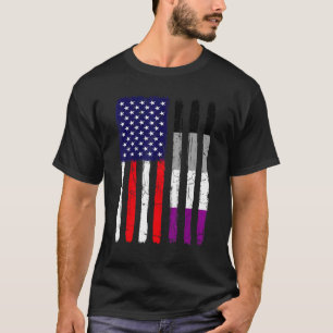 Camiseta American The Flag For Asexual Community Flag L