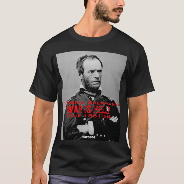 Camiseta American Tour T-shirt de general Sherman (Anverso)