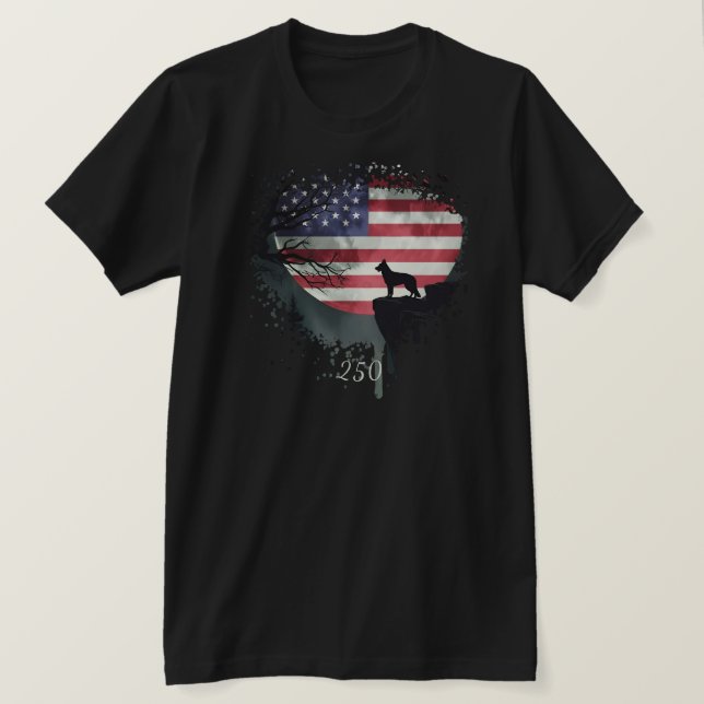 Camiseta American Watchdog - German Shepherd T-Shirt (Anverso del diseño)