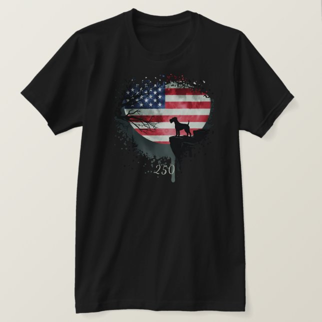 Camiseta American Watchdog - Irish Terrier T-Shirt (Anverso del diseño)