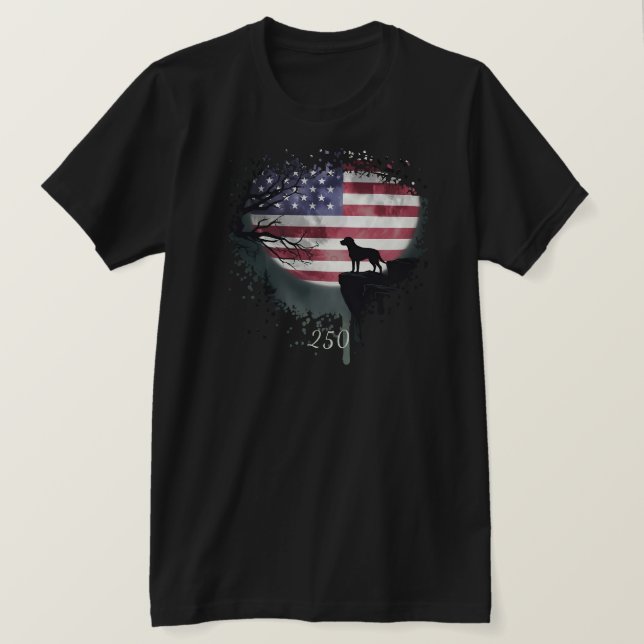 Camiseta American Watchdog - Labrador Retriever T-Shirt (Anverso del diseño)