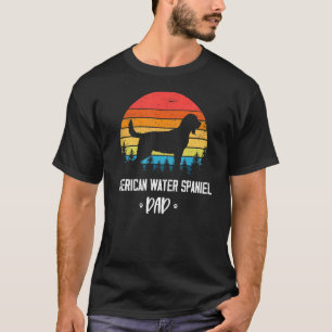 Camiseta American Water Spaniel Dad Vintage Retro